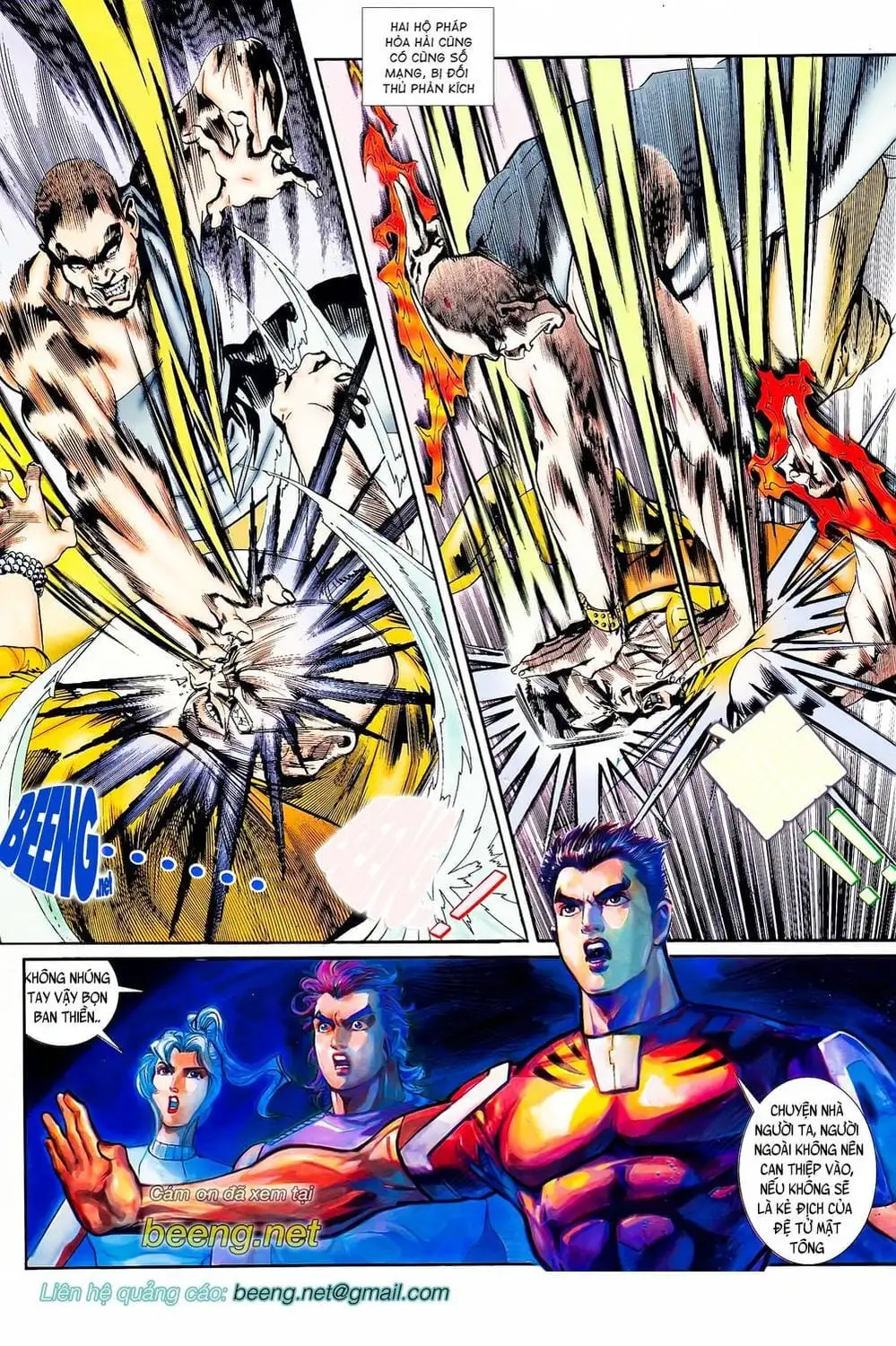 Truyện Tranh Long Hổ 5 Thế trang 8