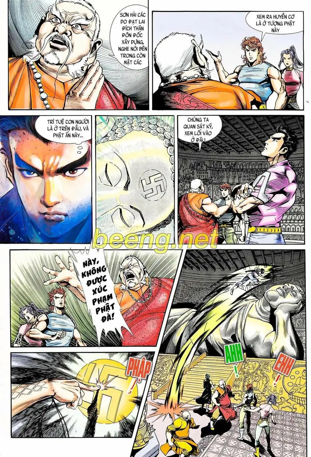 Truyện Tranh Long Hổ 5 Thế trang 8