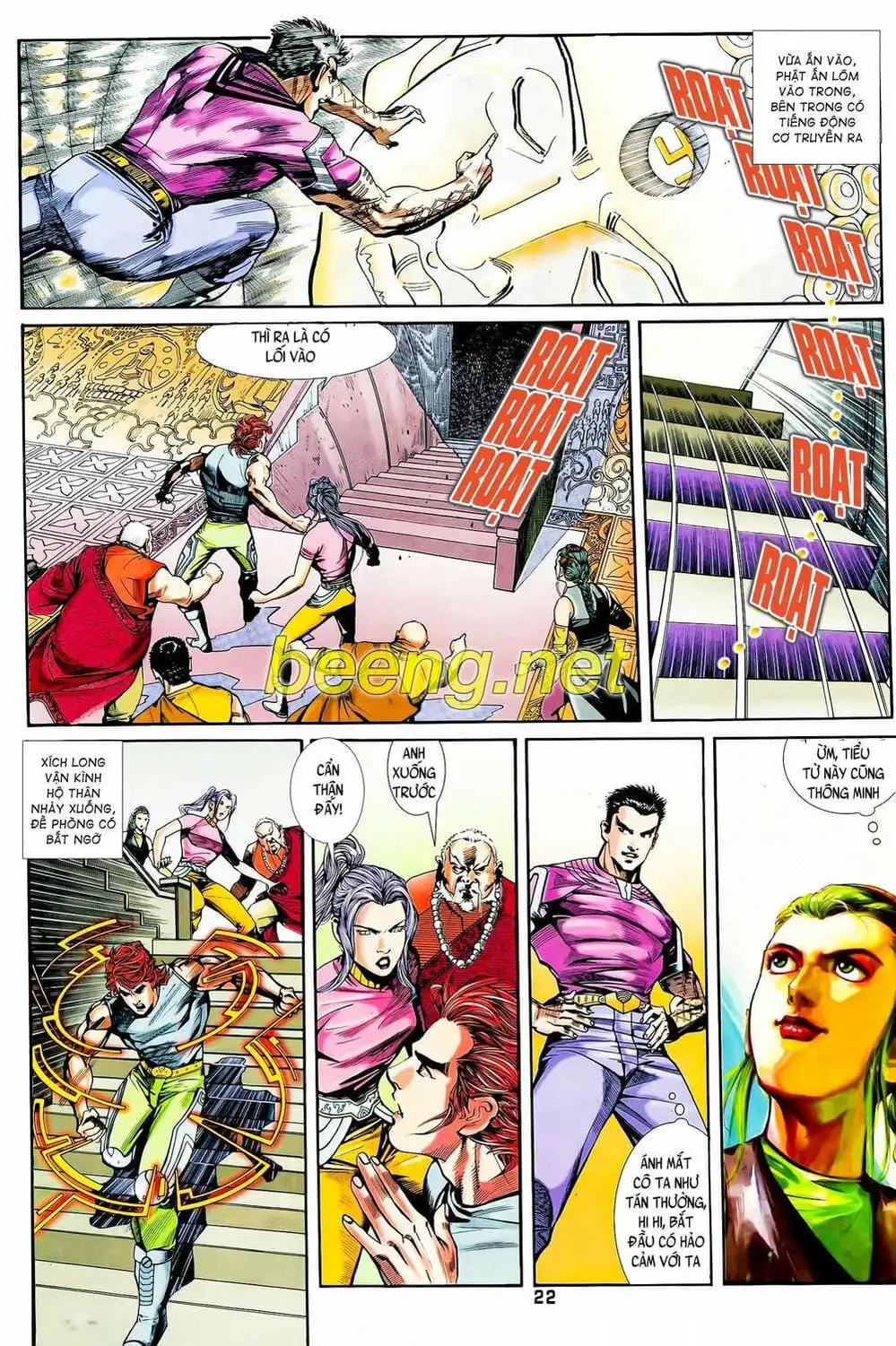 Truyện Tranh Long Hổ 5 Thế trang 8