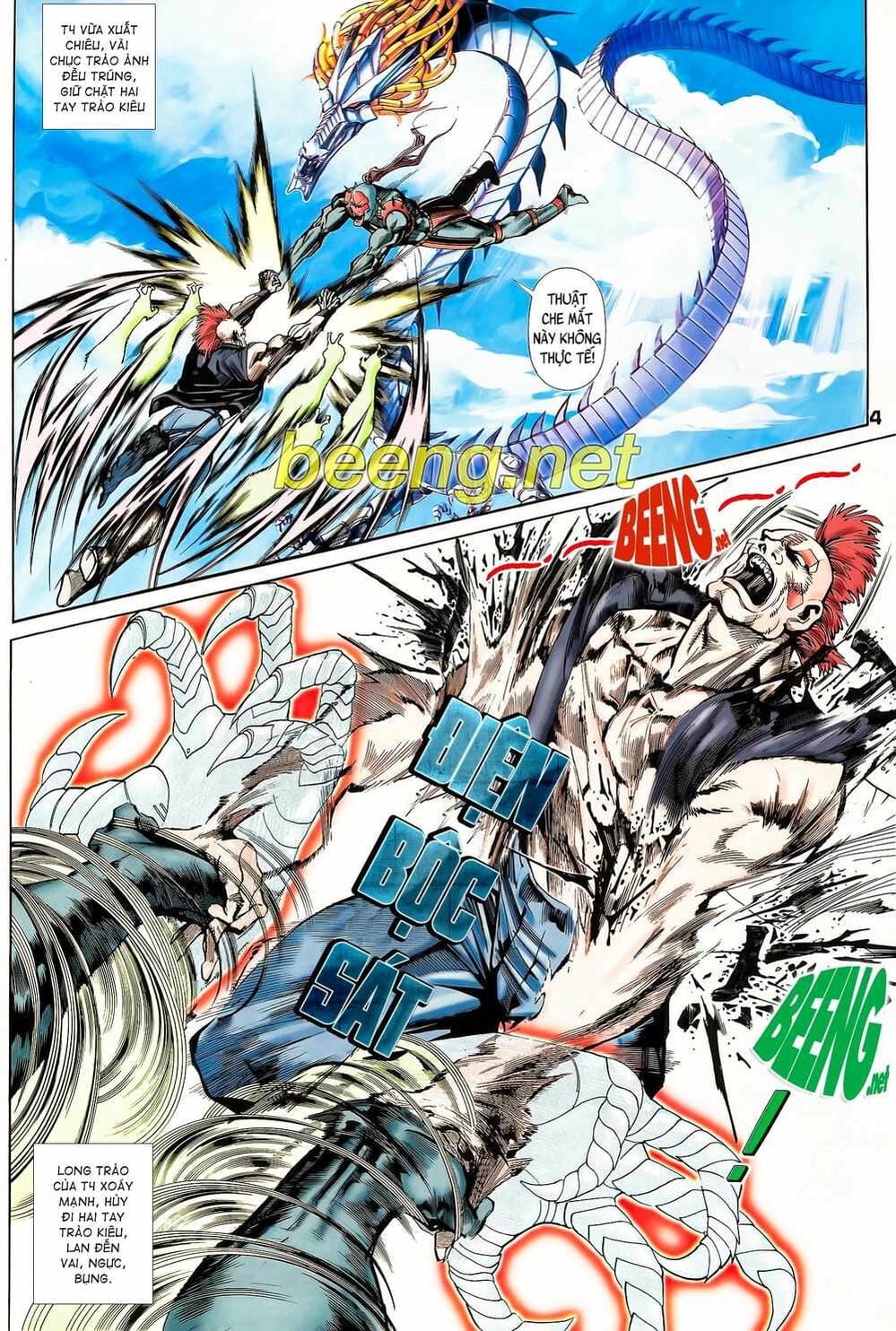 Truyện Tranh Long Hổ 5 Thế trang 8