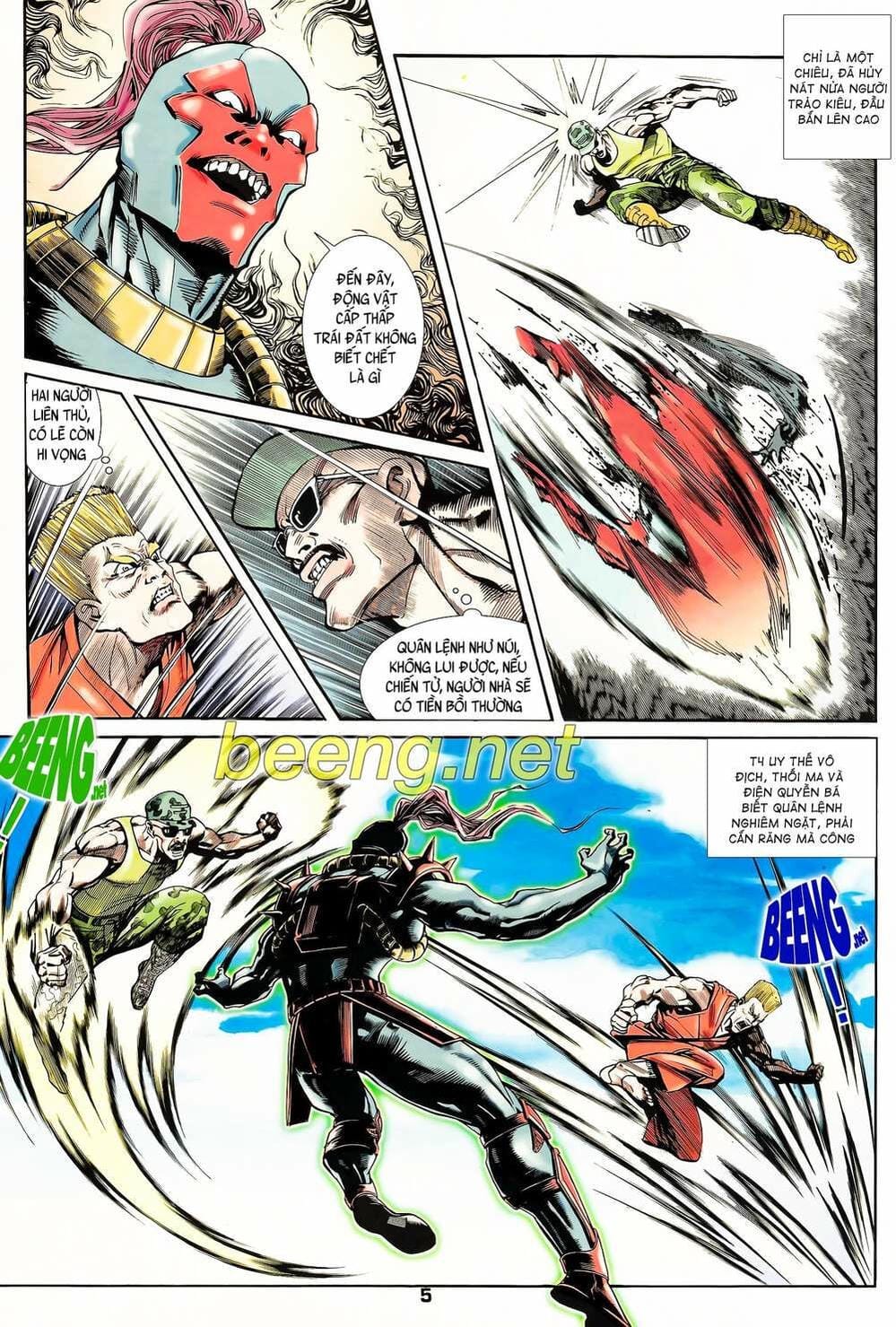 Truyện Tranh Long Hổ 5 Thế trang 8