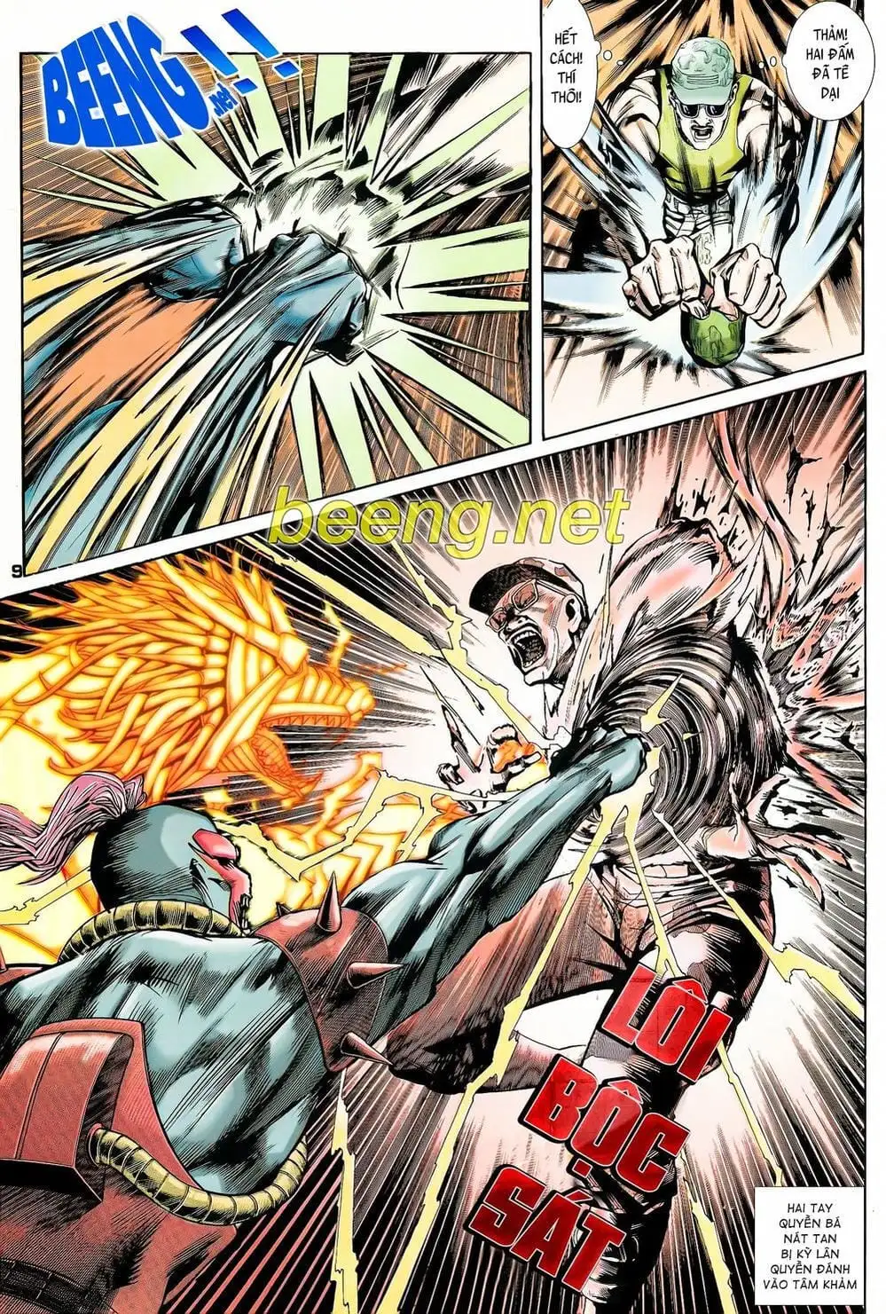 Truyện Tranh Long Hổ 5 Thế trang 8
