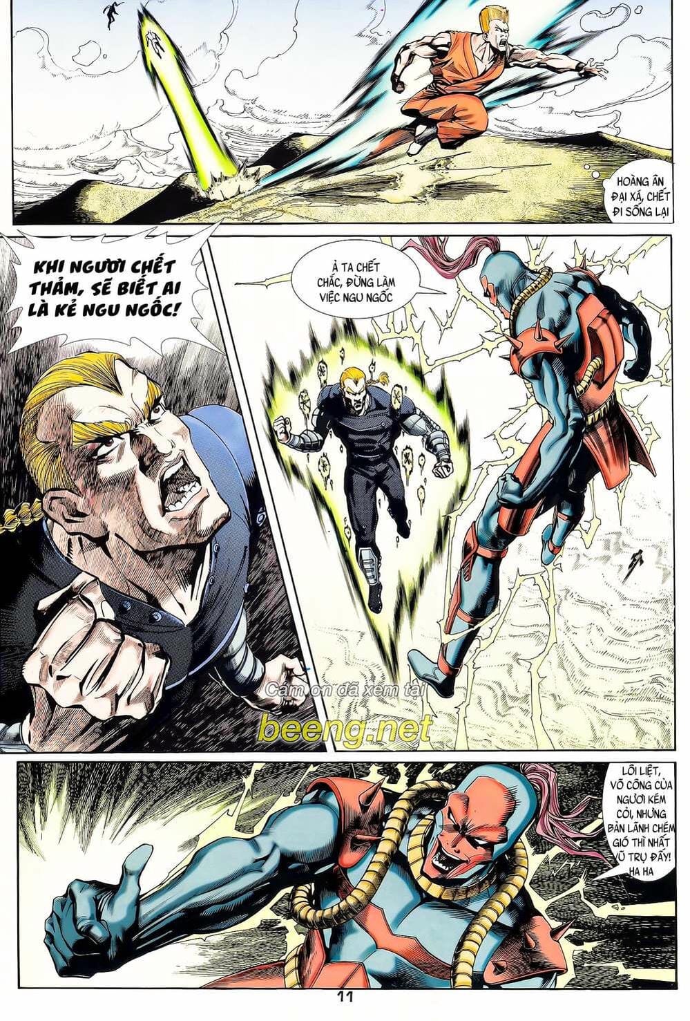 Truyện Tranh Long Hổ 5 Thế trang 8