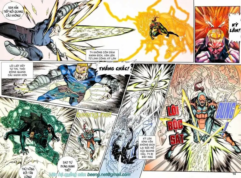 Truyện Tranh Long Hổ 5 Thế trang 8