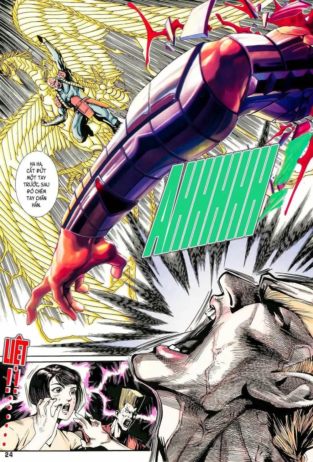 Truyện Tranh Long Hổ 5 Thế trang 8