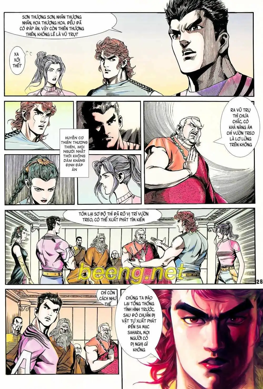 Truyện Tranh Long Hổ 5 Thế trang 8