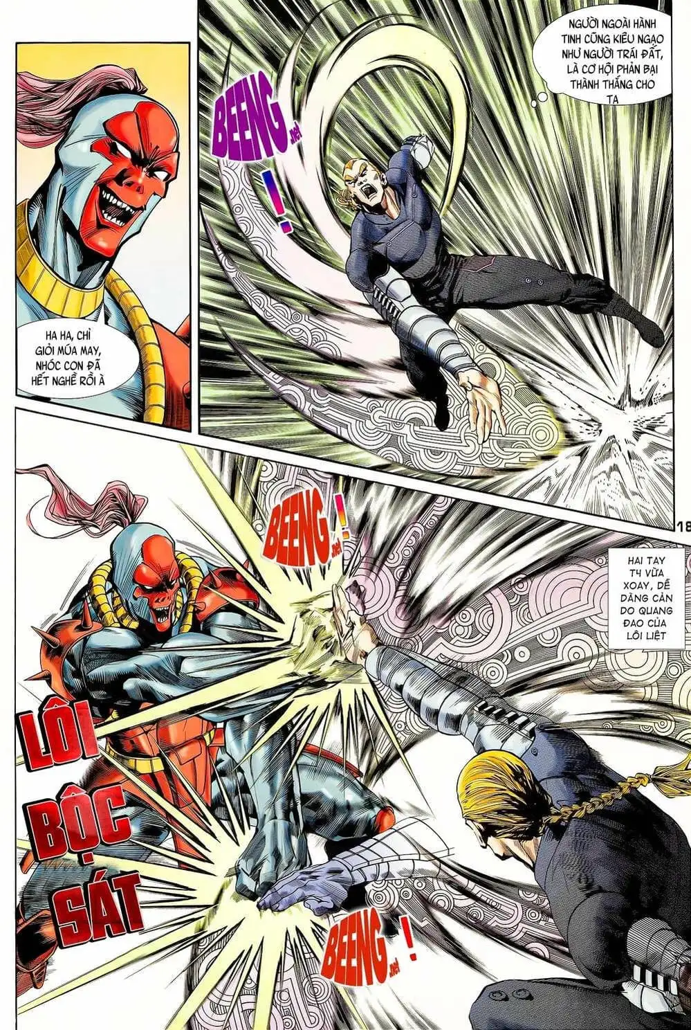 Truyện Tranh Long Hổ 5 Thế trang 8