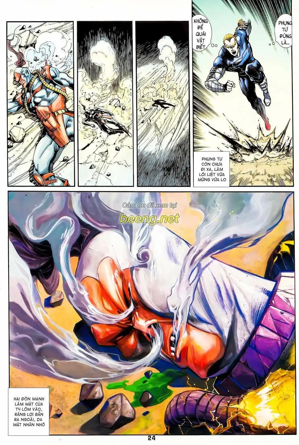 Truyện Tranh Long Hổ 5 Thế trang 8