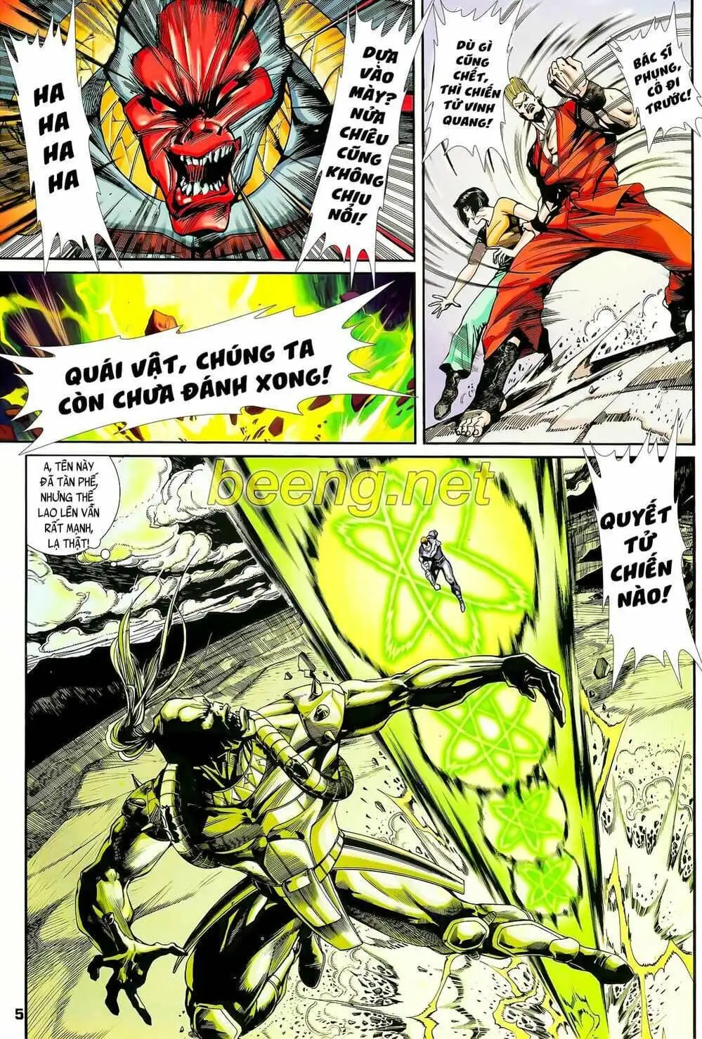 Truyện Tranh Long Hổ 5 Thế trang 8