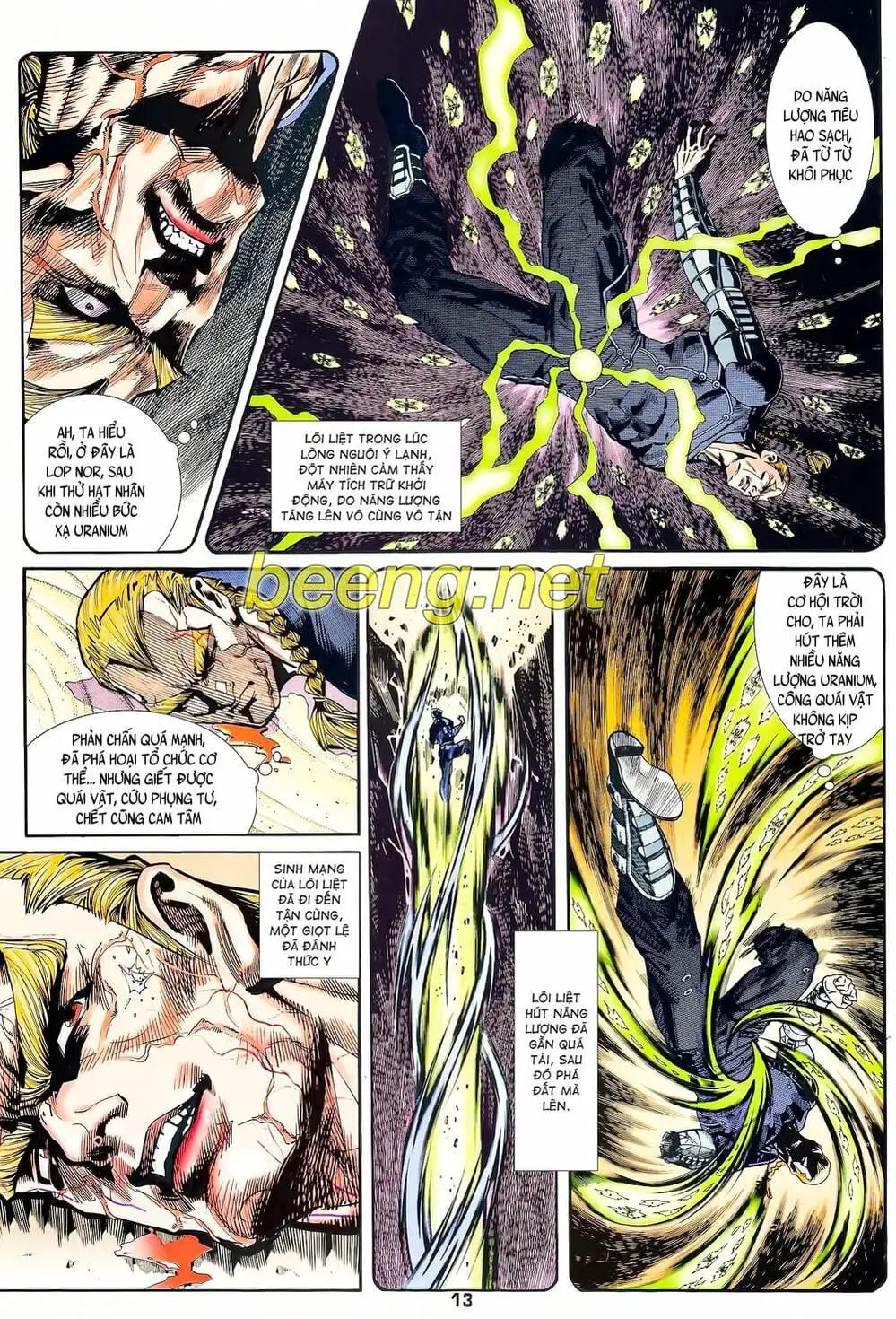 Truyện Tranh Long Hổ 5 Thế trang 8