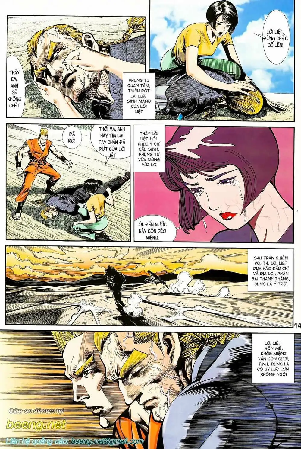 Truyện Tranh Long Hổ 5 Thế trang 8