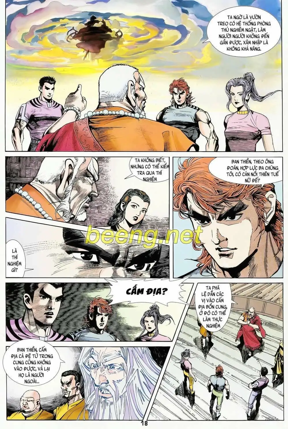 Truyện Tranh Long Hổ 5 Thế trang 8