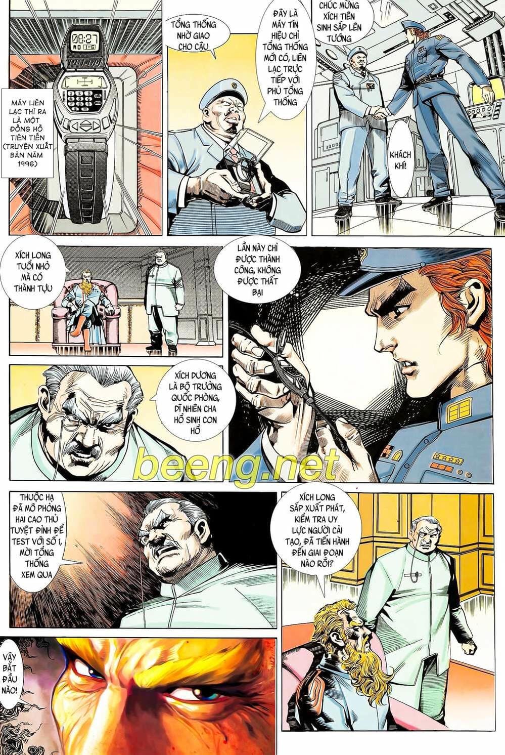 Truyện Tranh Long Hổ 5 Thế trang 8
