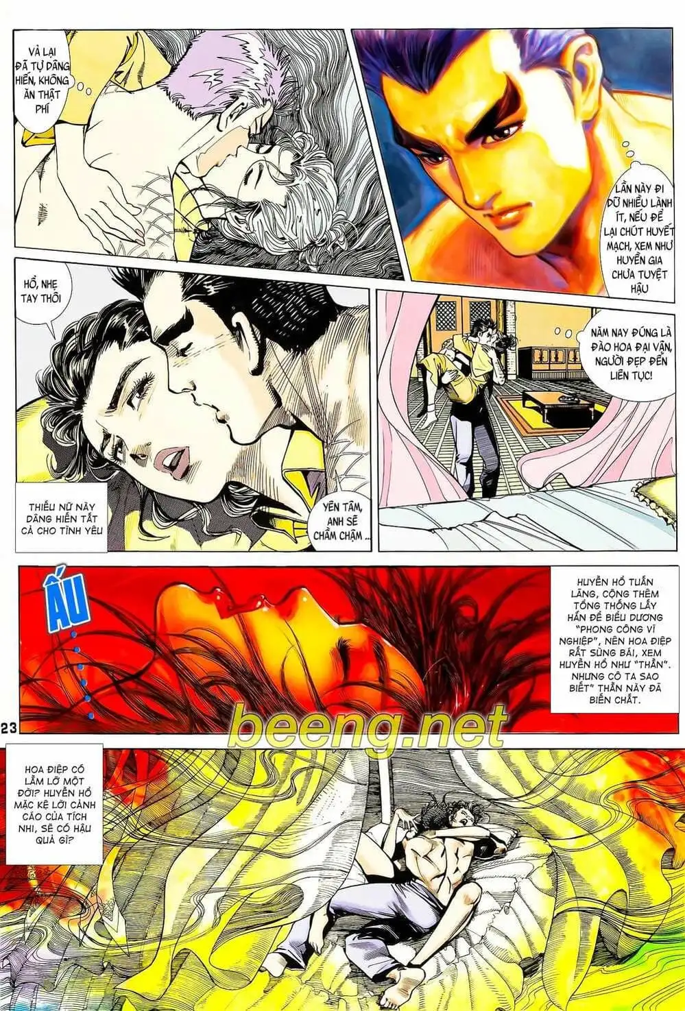 Truyện Tranh Long Hổ 5 Thế trang 8