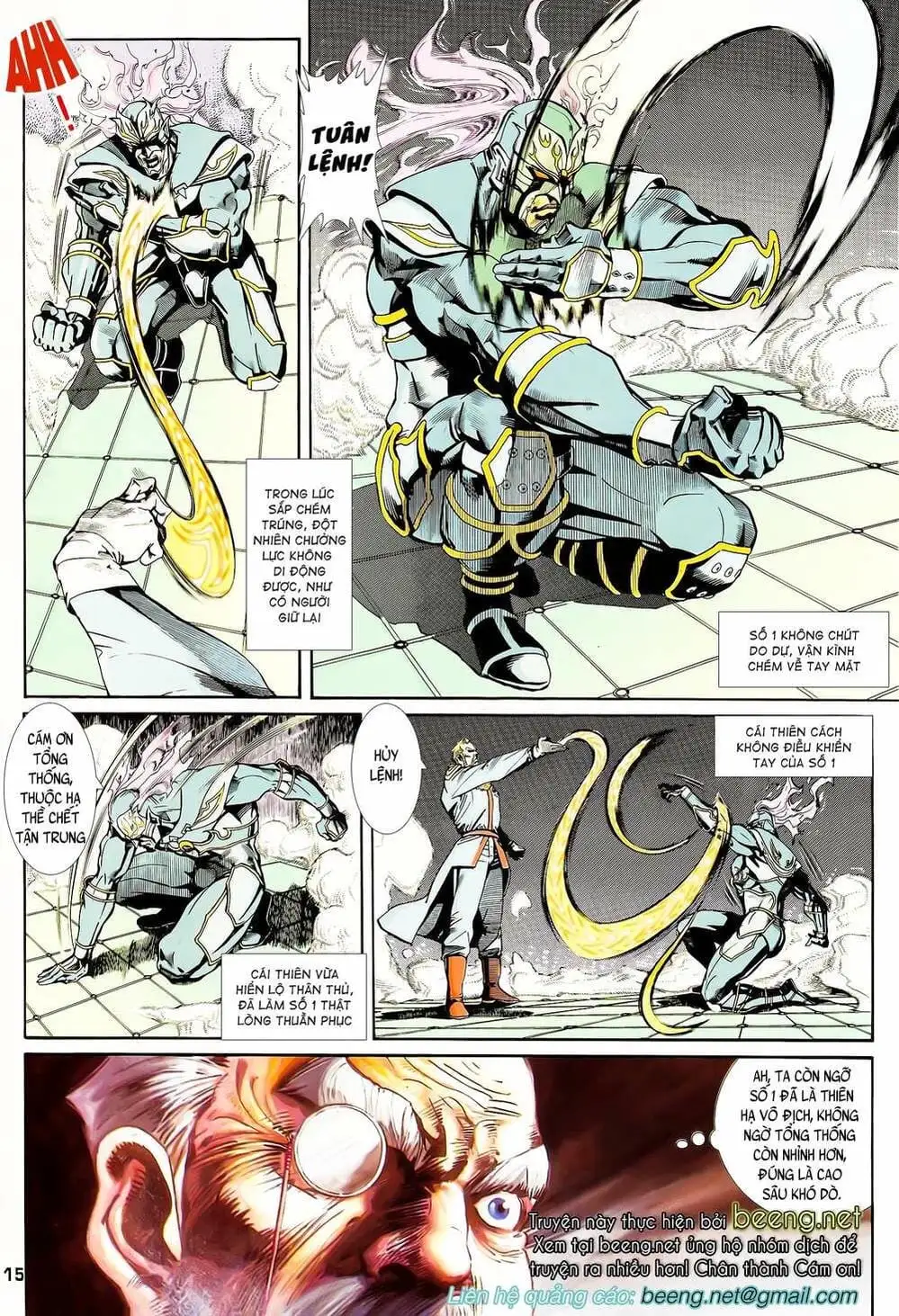 Truyện Tranh Long Hổ 5 Thế trang 8