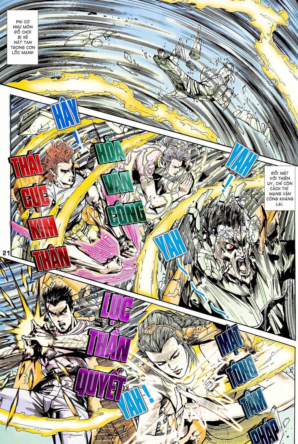 Truyện Tranh Long Hổ 5 Thế trang 8