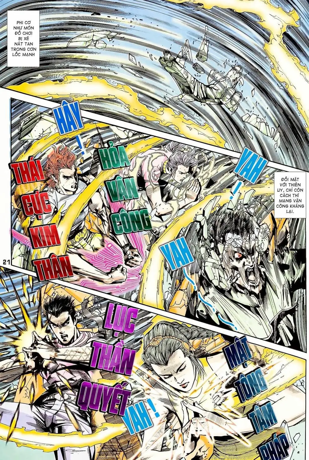 Truyện Tranh Long Hổ 5 Thế trang 8