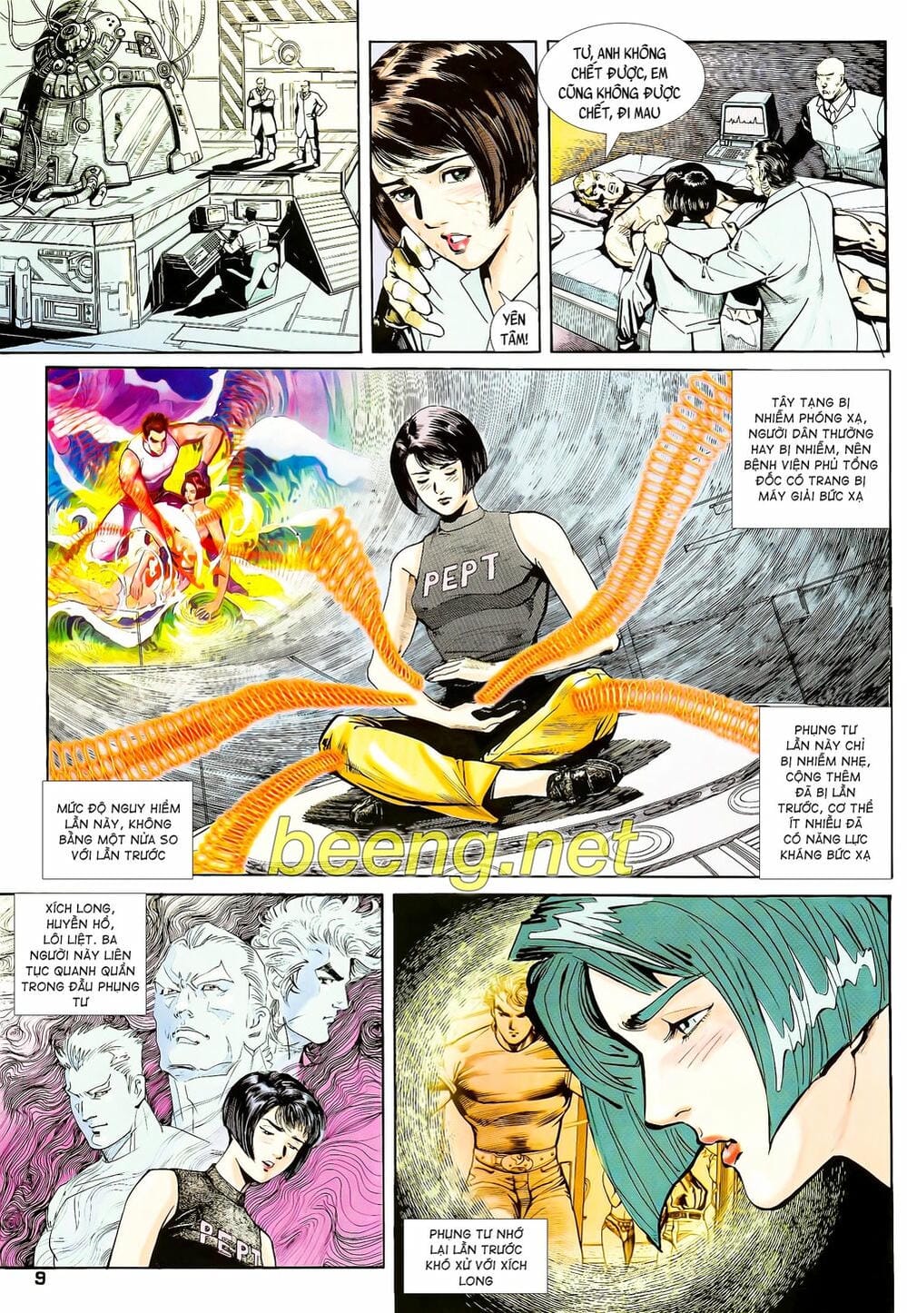 Truyện Tranh Long Hổ 5 Thế trang 8