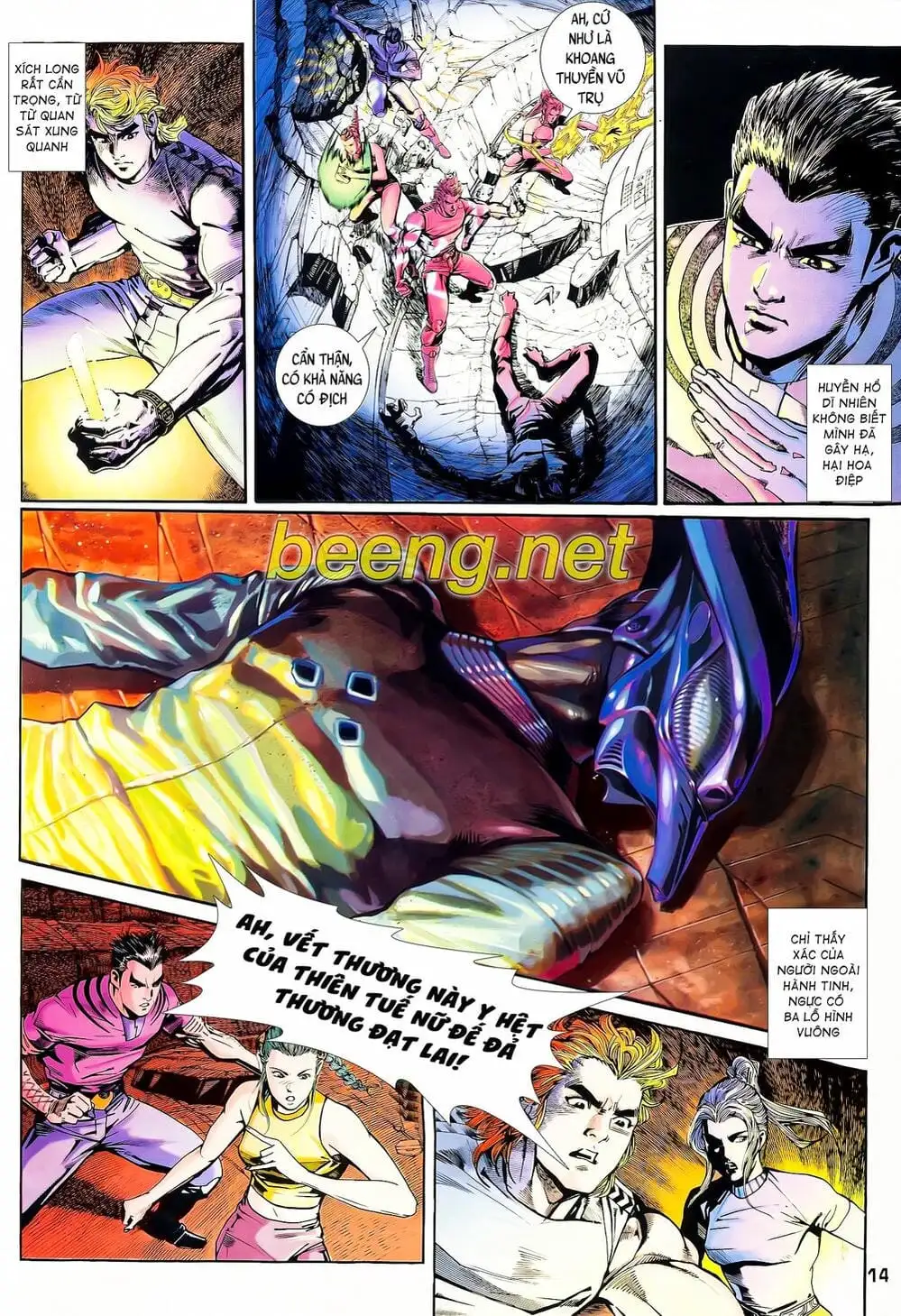Truyện Tranh Long Hổ 5 Thế trang 8