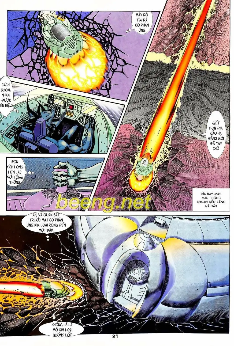 Truyện Tranh Long Hổ 5 Thế trang 8