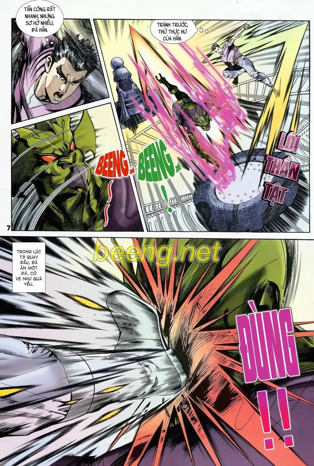 Truyện Tranh Long Hổ 5 Thế trang 8