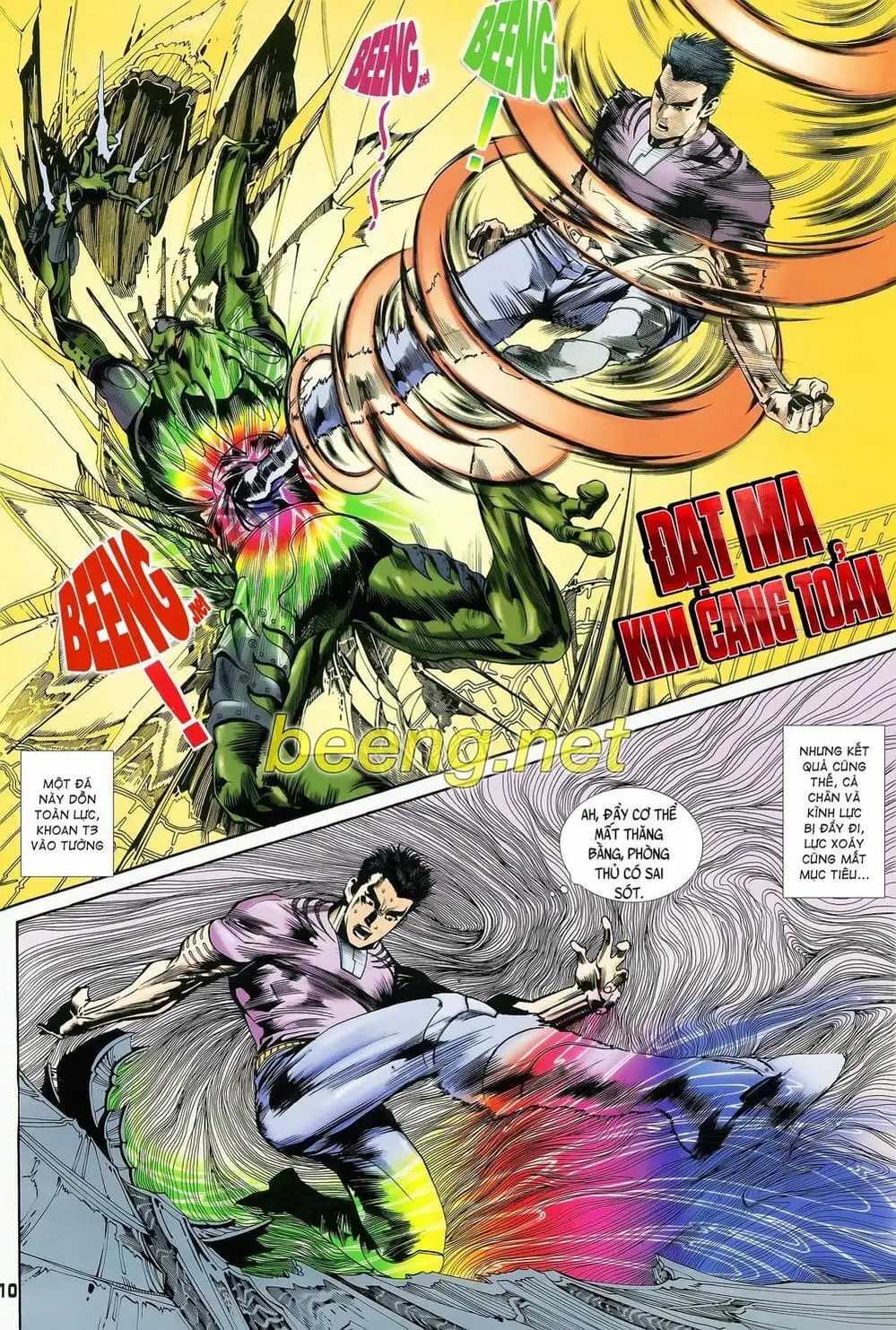 Truyện Tranh Long Hổ 5 Thế trang 8