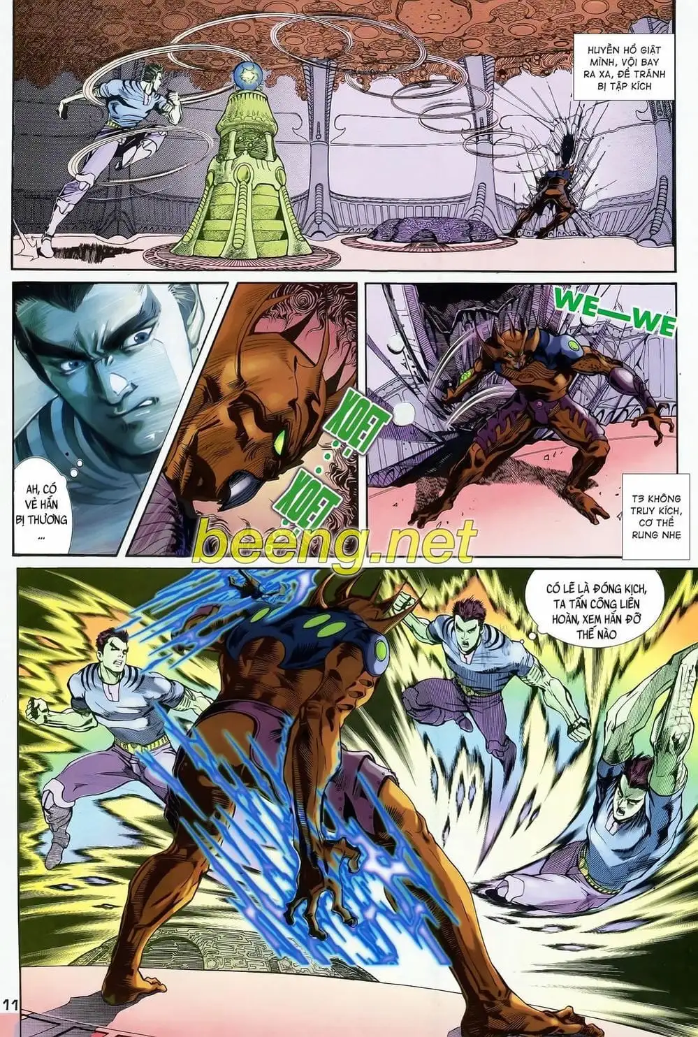 Truyện Tranh Long Hổ 5 Thế trang 8