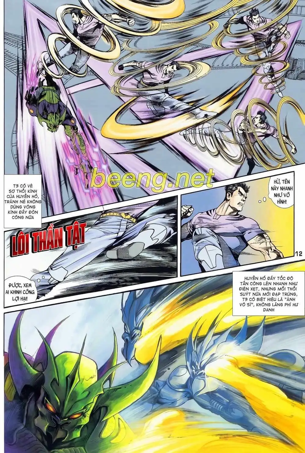 Truyện Tranh Long Hổ 5 Thế trang 8