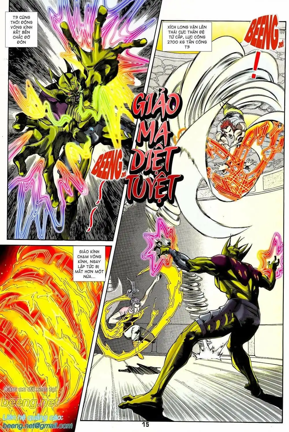 Truyện Tranh Long Hổ 5 Thế trang 8