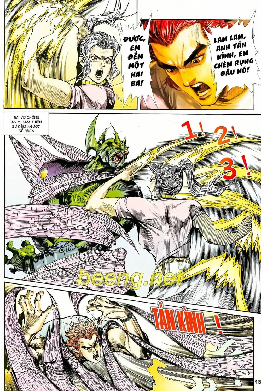 Truyện Tranh Long Hổ 5 Thế trang 8