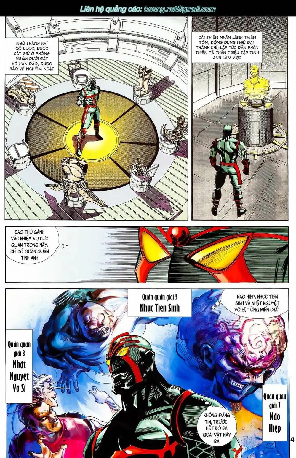 Truyện Tranh Long Hổ 5 Thế trang 8