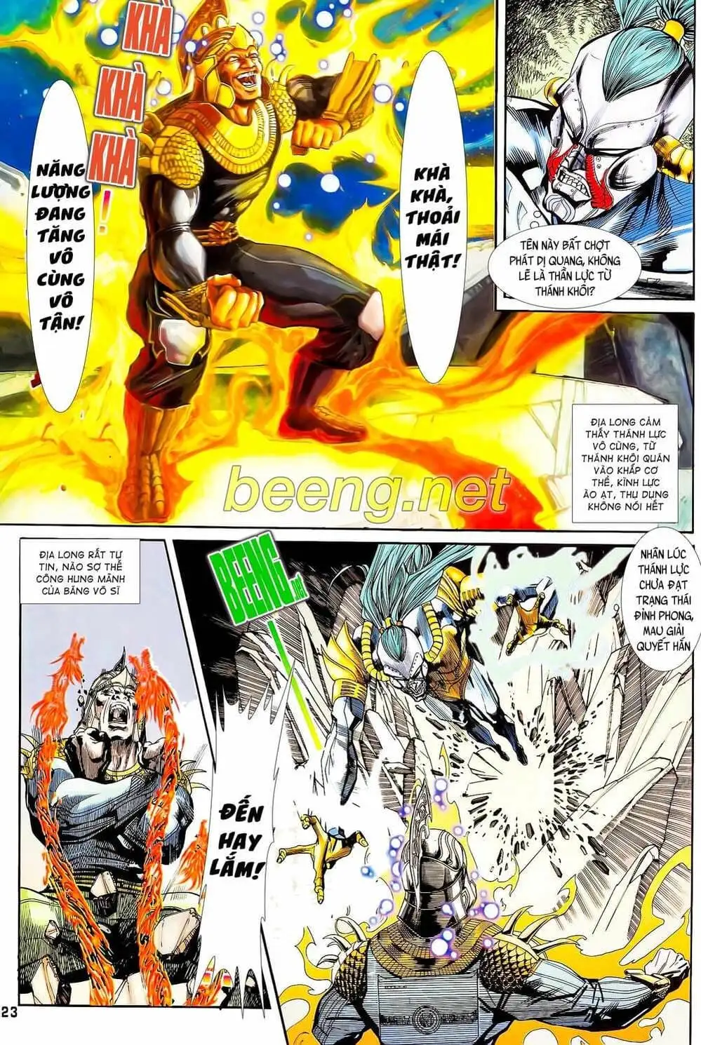 Truyện Tranh Long Hổ 5 Thế trang 8