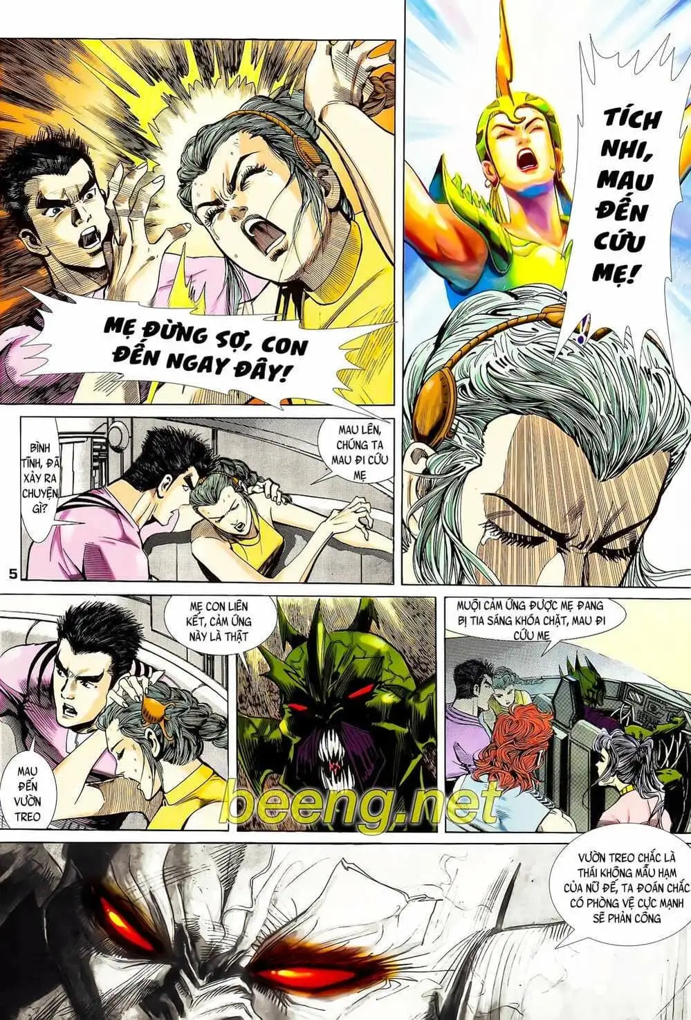 Truyện Tranh Long Hổ 5 Thế trang 8