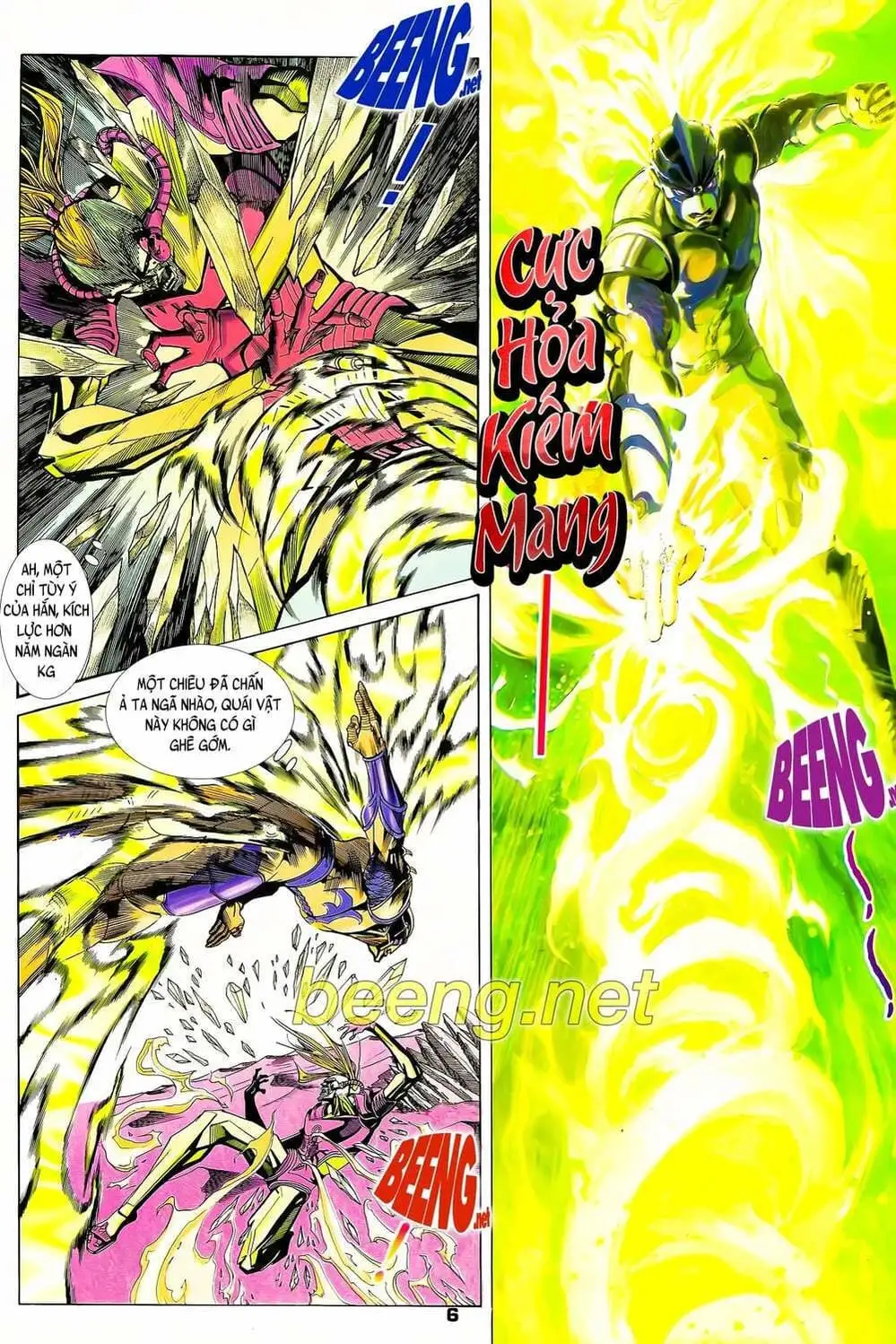 Truyện Tranh Long Hổ 5 Thế trang 8