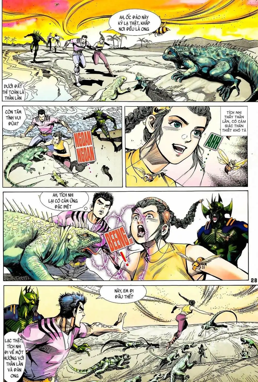 Truyện Tranh Long Hổ 5 Thế trang 8