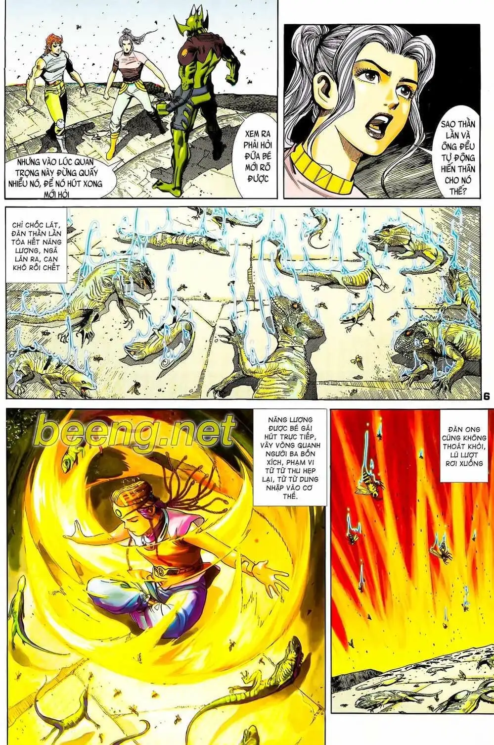 Truyện Tranh Long Hổ 5 Thế trang 8