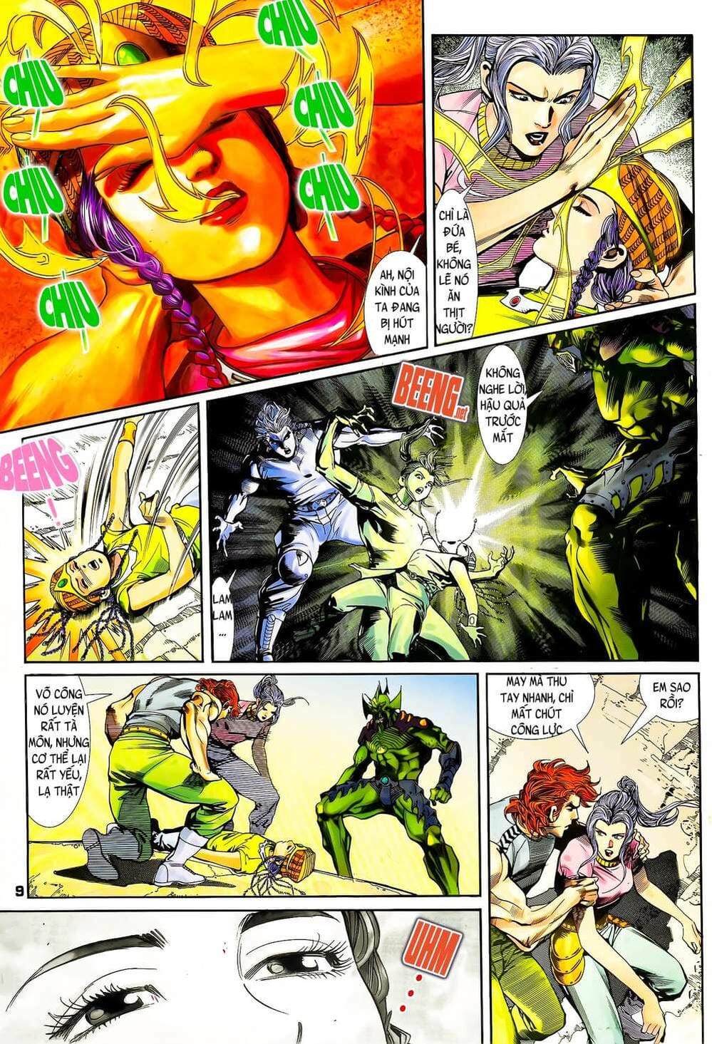 Truyện Tranh Long Hổ 5 Thế trang 8