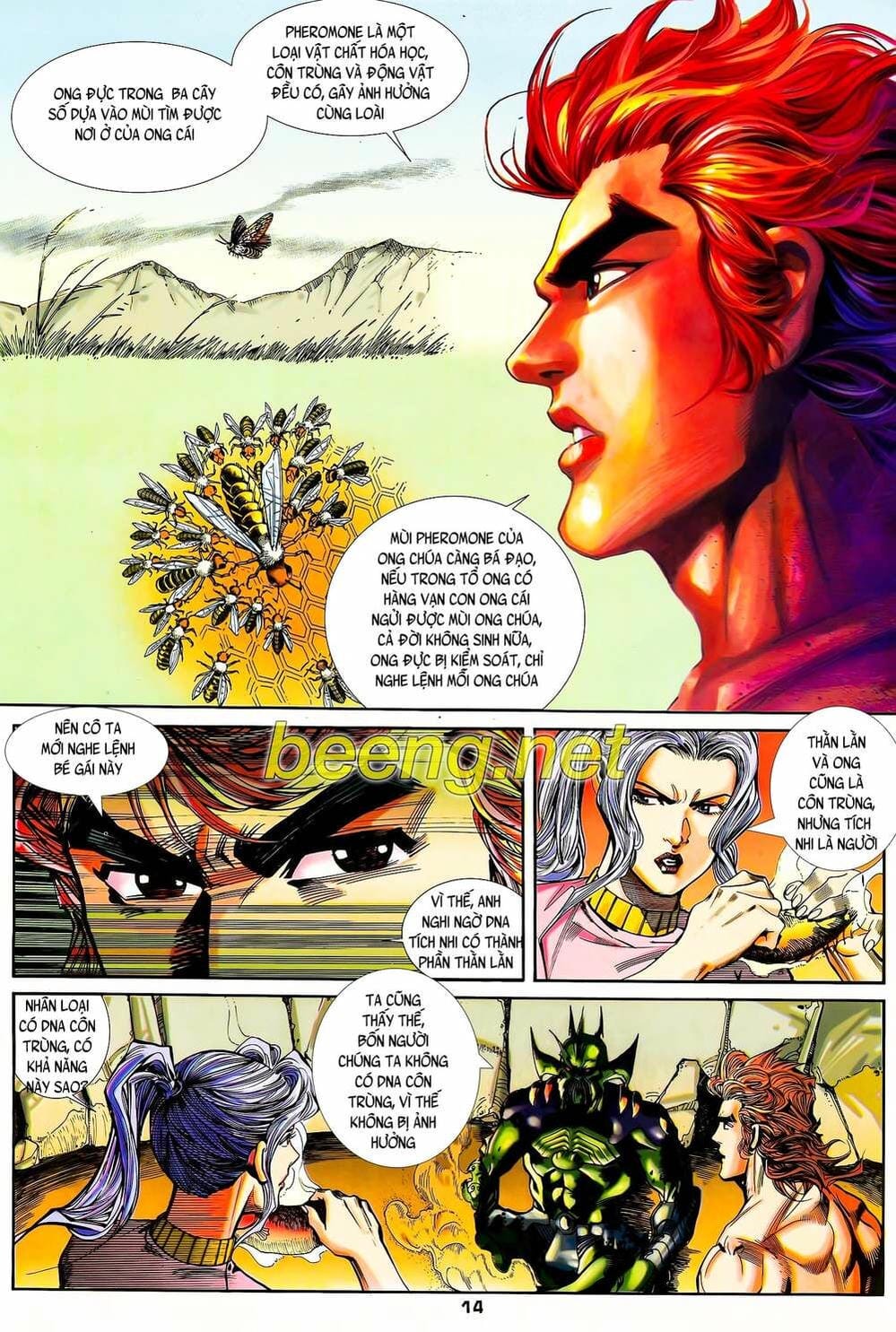 Truyện Tranh Long Hổ 5 Thế trang 8