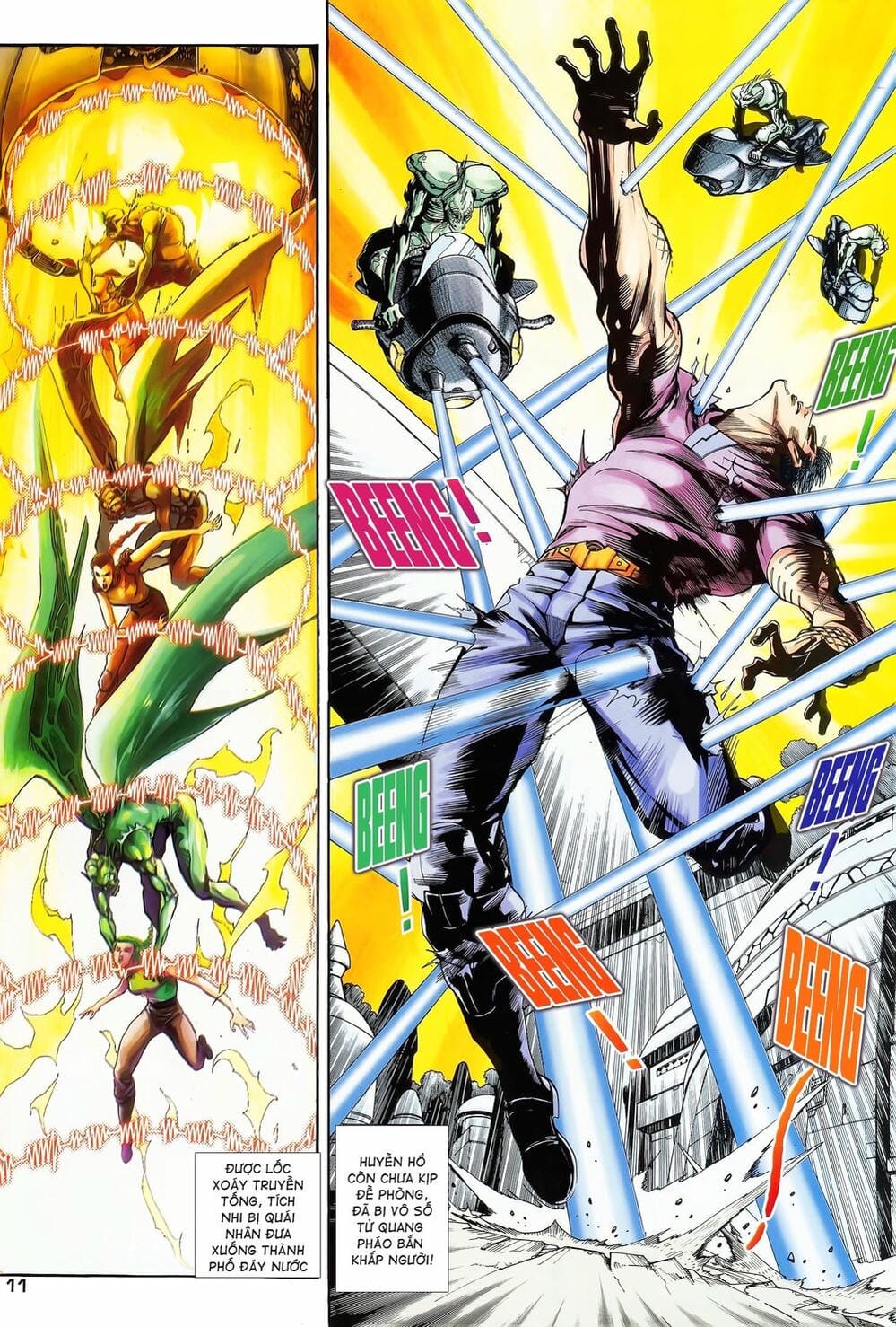 Truyện Tranh Long Hổ 5 Thế trang 8
