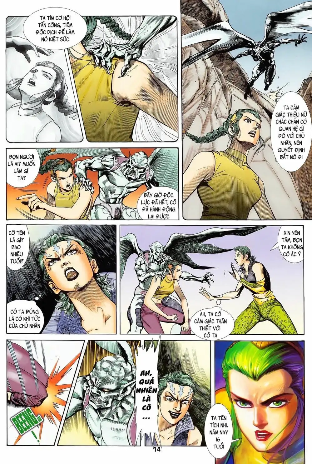 Truyện Tranh Long Hổ 5 Thế trang 8
