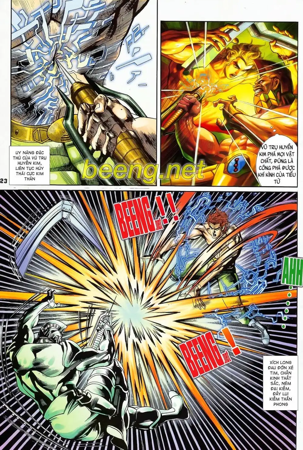 Truyện Tranh Long Hổ 5 Thế trang 8