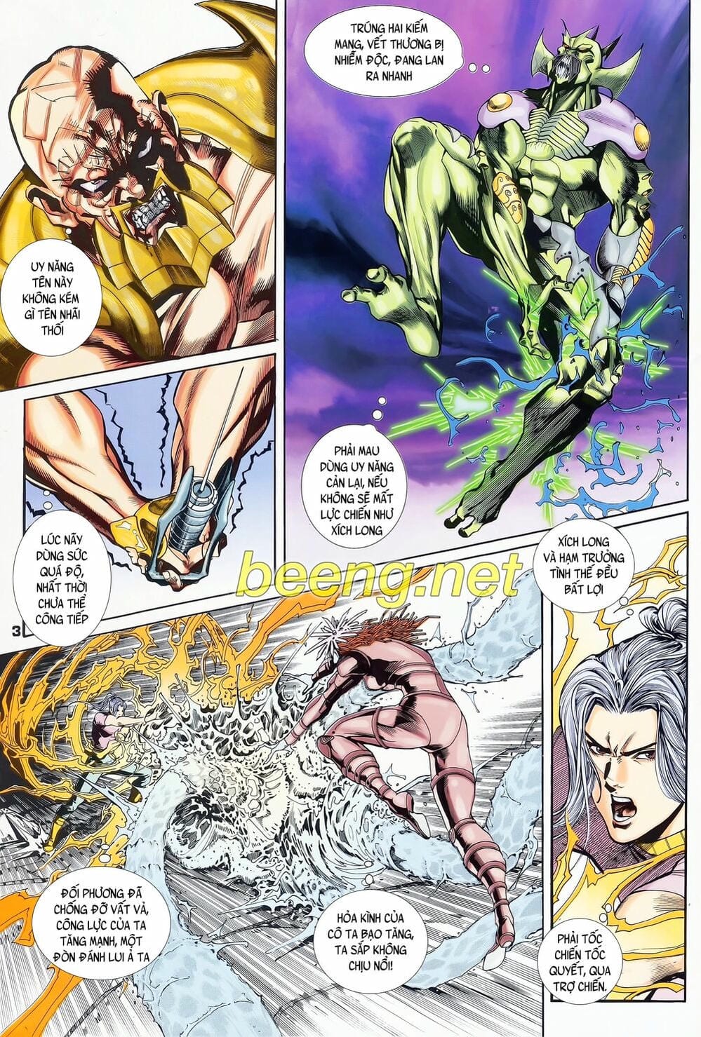 Truyện Tranh Long Hổ 5 Thế trang 8