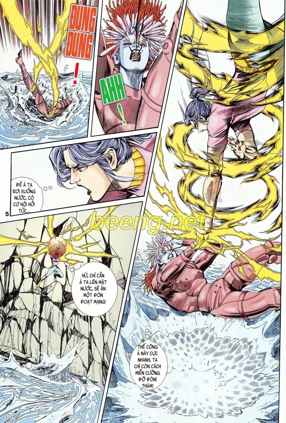 Truyện Tranh Long Hổ 5 Thế trang 8