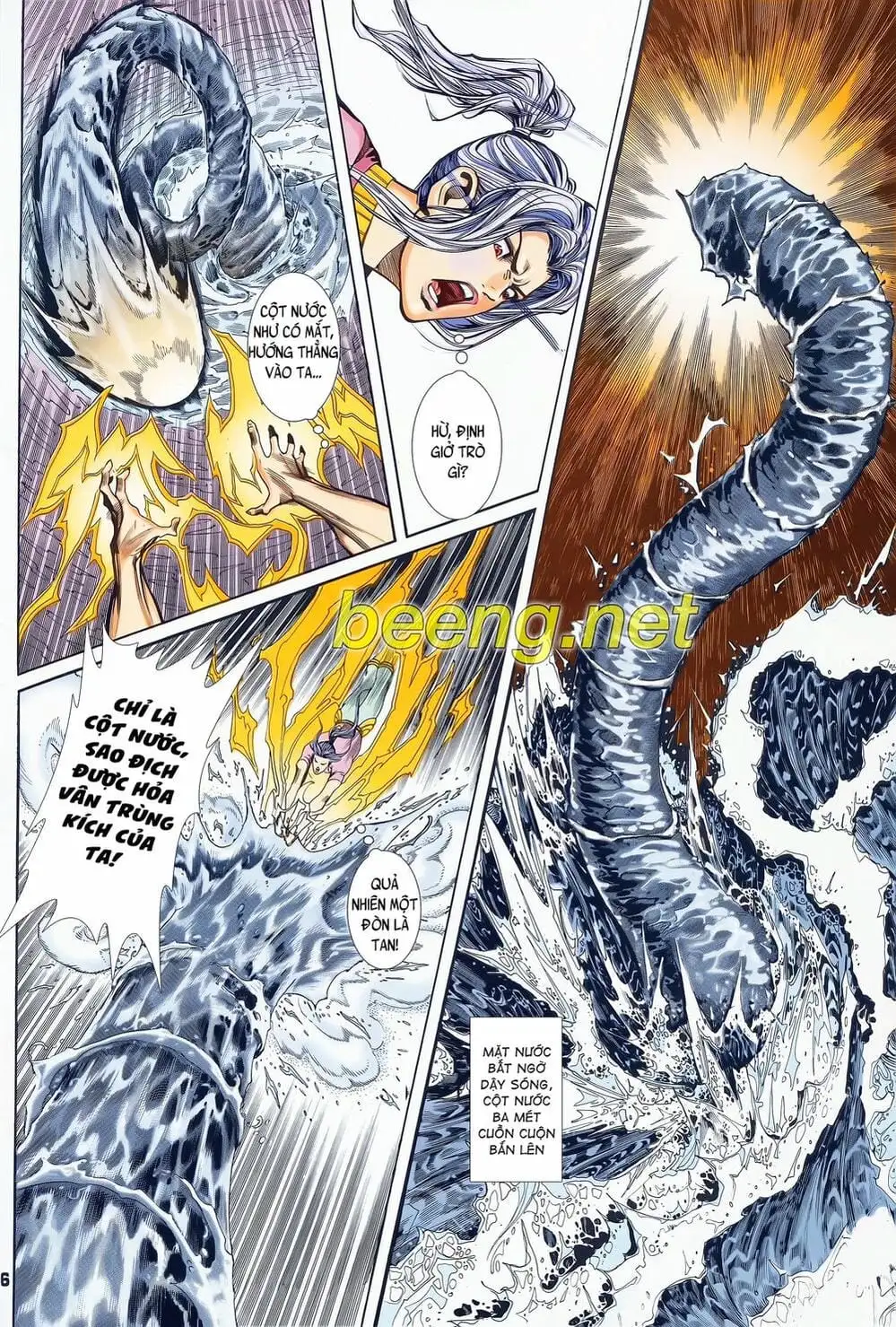 Truyện Tranh Long Hổ 5 Thế trang 8