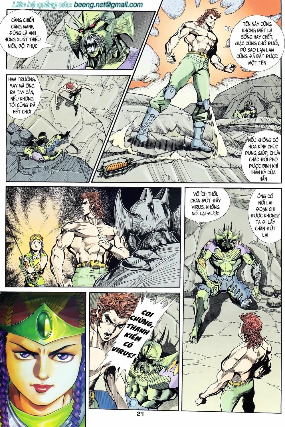 Truyện Tranh Long Hổ 5 Thế trang 8