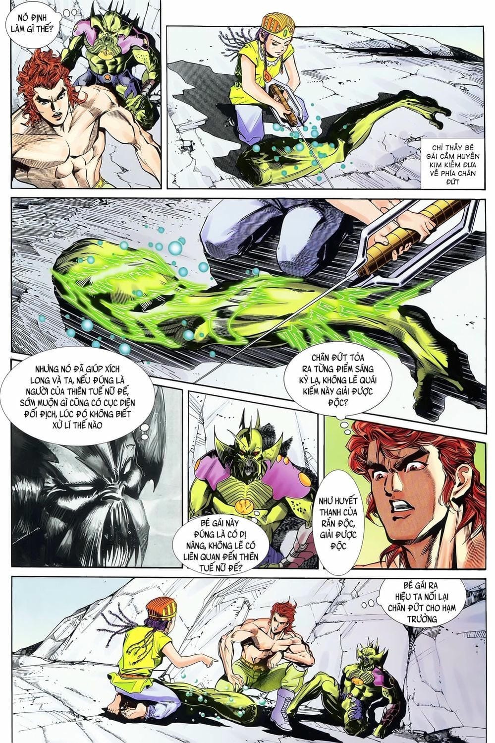 Truyện Tranh Long Hổ 5 Thế trang 8