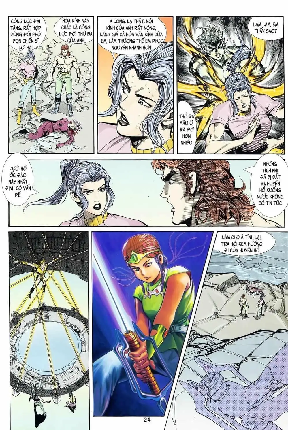 Truyện Tranh Long Hổ 5 Thế trang 8