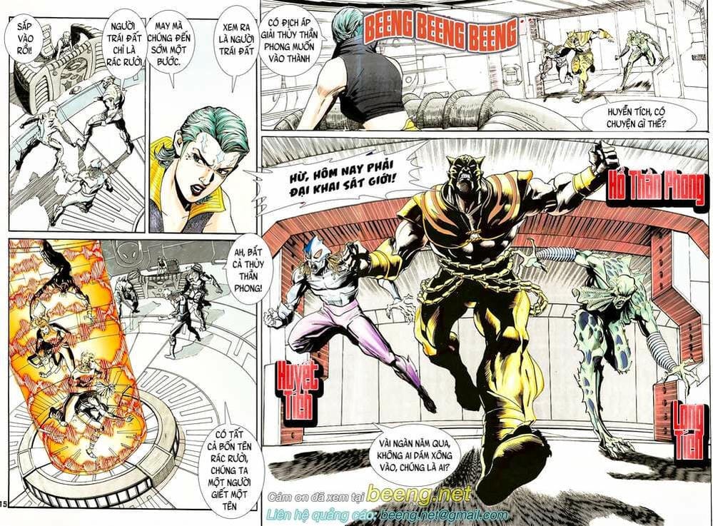 Truyện Tranh Long Hổ 5 Thế trang 8