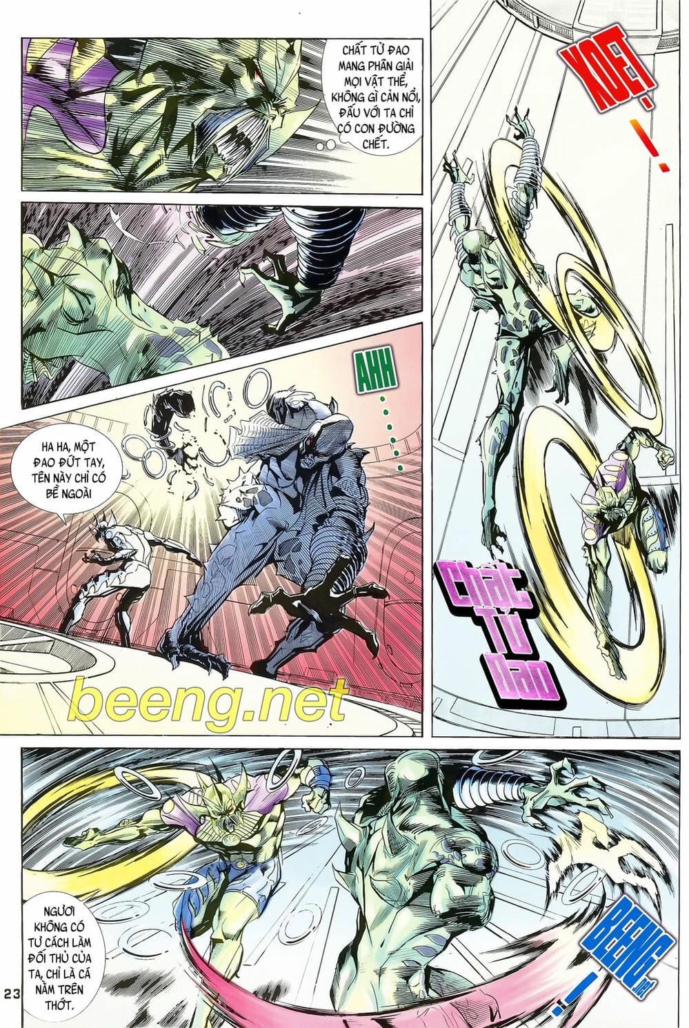 Truyện Tranh Long Hổ 5 Thế trang 8