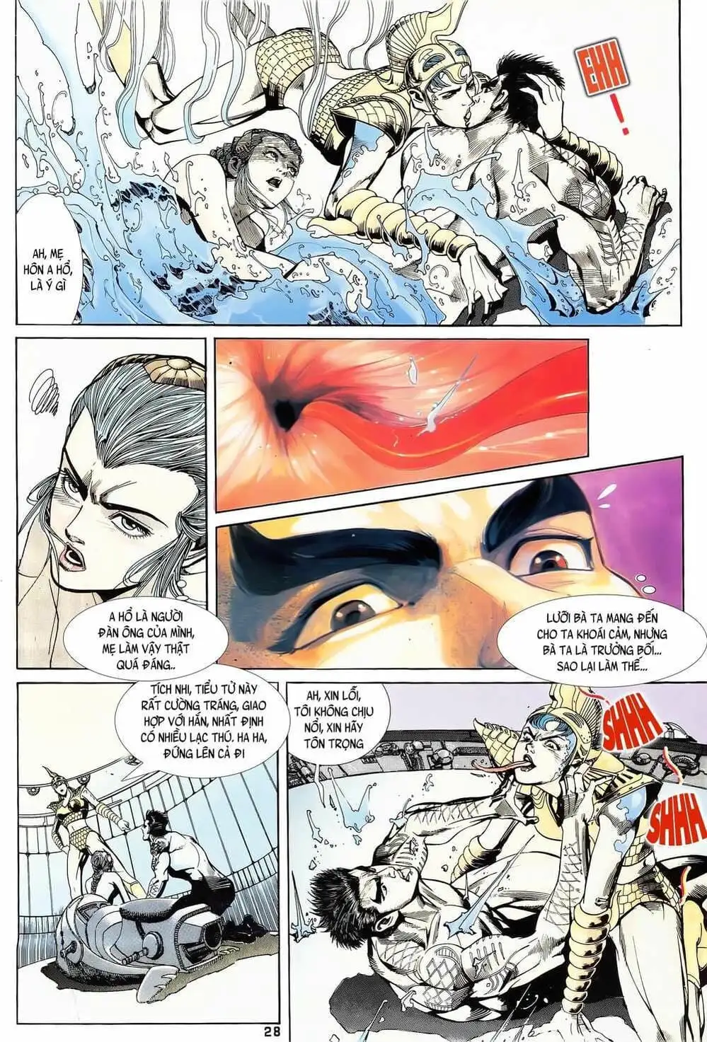 Truyện Tranh Long Hổ 5 Thế trang 8